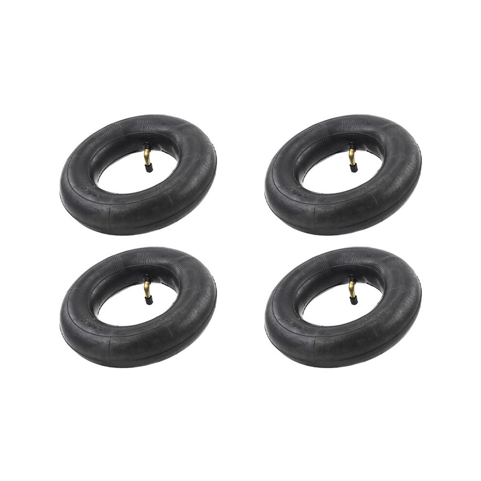 Torribaly Pack Of 4 Inner Tubes With Tr87 Valve For Wheelbarrow, Sack Truck, Handcart 3.00-4, 10X3, 260X85 Black