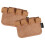 Lifting Grip Pad Palms Protector Antislip Four Finger-brown 1
