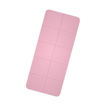 Foldable Yoga Mat Nonslip Portable Fitness Mat Folding-Pink