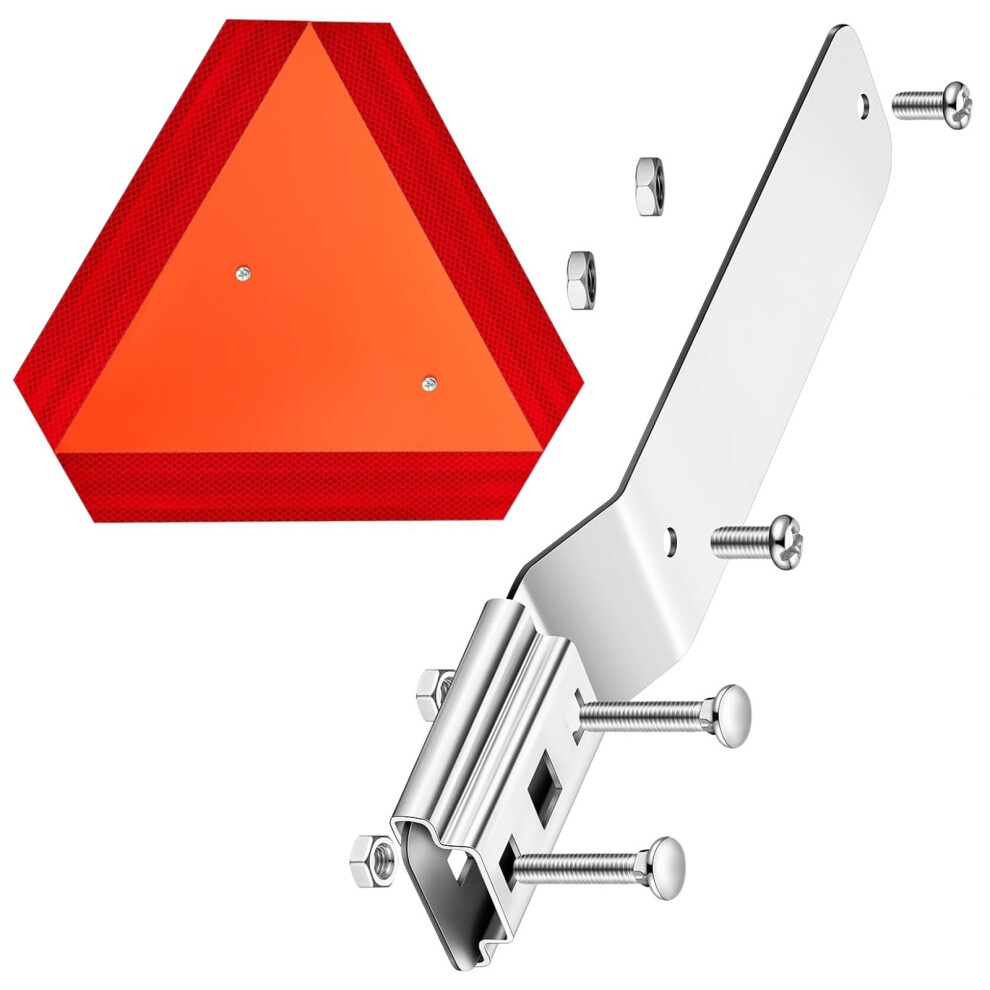 Universals Slow Speed Vehicle Warning Sign Slow Moving Vehicle 7709000703791