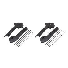 2X Motorcycle Frame Guard Cover Protector for  DRZ400 DRZ400S DRZ400SM DRZ 400 400S 400SM ,Black