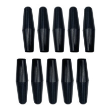 10Pcs NonSlip Guitar Tremolo Arm Tip Ergonomic Plastic-Black