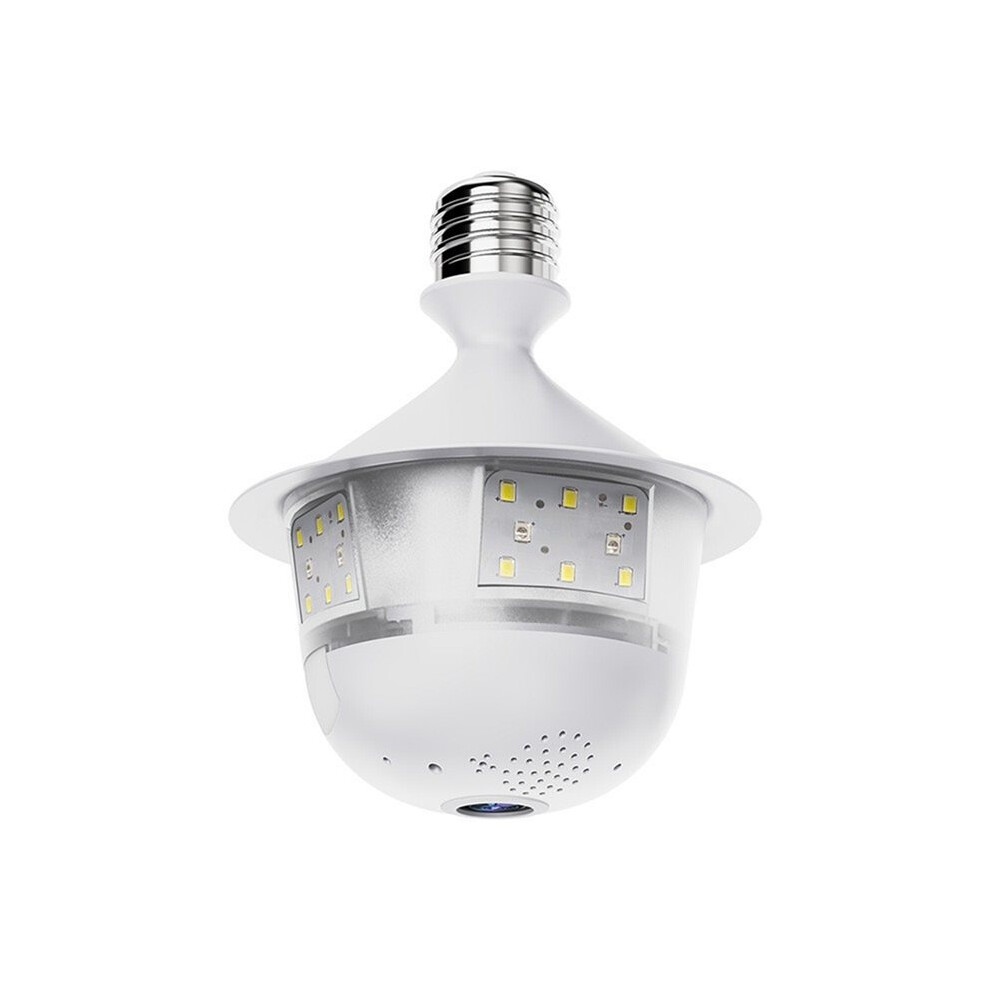 3Mp Wifi E27 Bulb Security Camera Full Color Night Vision Two-Way Voice Wireless Auto Tracking Fisheye Wifi Camera 6032819490660