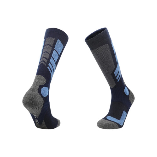 Outdoor Cold Resistance Sock Acrylic Texture-lake blue M