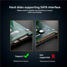 4 Sets 2,5 Inch HDD/SSD Type-C RGB-Behuizing Naar USB 3.2 Gen1 5 Gbps HD Externe Harde Schijfbehuizing, Gereedschapsvrij