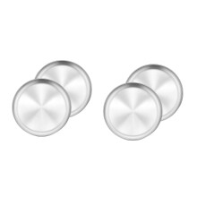 2X 10 Zoll Pizza Pfanne Set von 2, Runde Back Bleche Aus Edelstahl, Crisper Back Form Zum Backen, Langlebig
