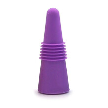 Bouchons de Vin pour Bouteilles de Vin, Bouchons de Vin en Silicone et Bouchons de Bouteilles de Boissons Violets