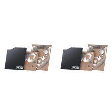 2X BIQU Kit D'Amélioration D'Impression avec Revêtement -Polymère SUS304 Panda Purge Shield, Pièces D'Imprimante 3D pour  P1P P1S X1C X1E