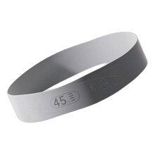 Silicones Resistance Band For Exercise Wide Nonslip-Gray 45lbs