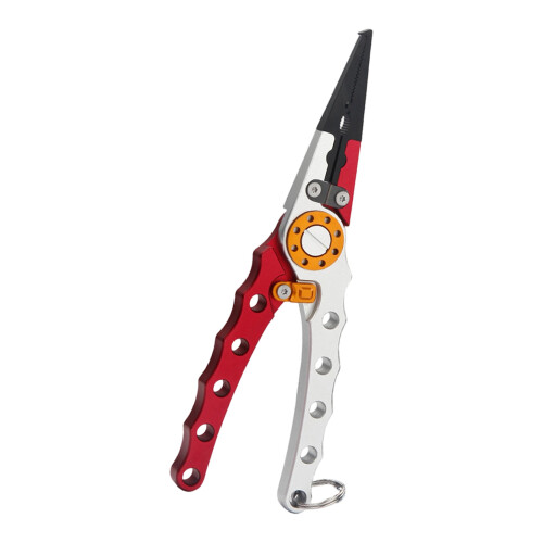 Multifunctional Lures Pliers Convenient-Red and silver bare