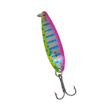 Swimming Fishing Spoons Lures Treble Hook Set Curved Hard-A05