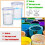 16 Sets Paint Container with Mixing  Touch  Paint Storage Cups for Repainting Leftover Paint,1000Ml 3