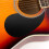 Plastic Guitar Pickguard Anti Scratch Guard Plate-41in shape 8 5