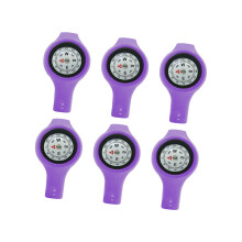 6Pcs Wearable Compasses Shockproof High Precisions-Purple