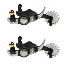 Western Cowboy Spur met Rowel Heren Roping Spur