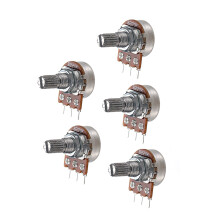 Pack van 5 Precisies 220K Lineaire Taper Potentiometer Geschikt