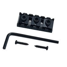 Professional Guitar Bridge Lock Zincs Alloy-Black 42x16x9mm