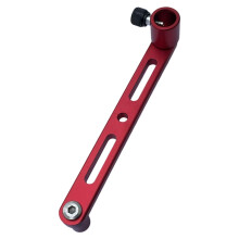 Adjustable Elongated Poles For Baitcasting Tray Bridge-Red