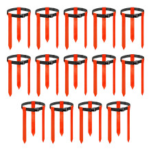 14Pcs Adjustable Football Flag Belts Soccer Buckle Belt for-Red