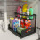 UnderSink Organizer,Pull Out Cabinet Organizer, UnderSink Storage, Cabinet Storage Shelve for Kitchen Bathroom Cabinet 3