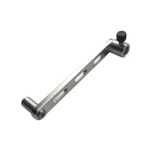 Adjustable Metal Fishing Tray Support Extended Rod-silver