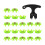 Pointes de Golf de remplacement, 21 paquets, broches-Vert 1
