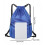 Light Weight Drawstring Sports Bag Adjustable-light gray 4