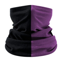 Elastieken Fleece voering Nekhoes Zachte stof-Pruim