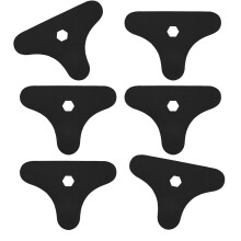 6 stuks anti-wrijving elastische enkelband ademend-zwart