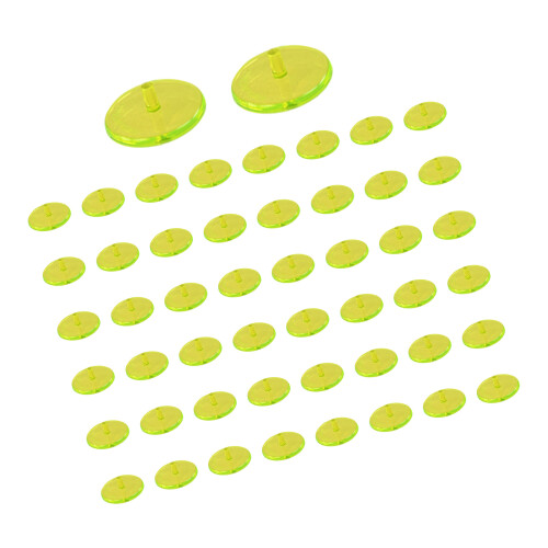 50lots Light weight Plastic Golf Ball-Transparent Yellow