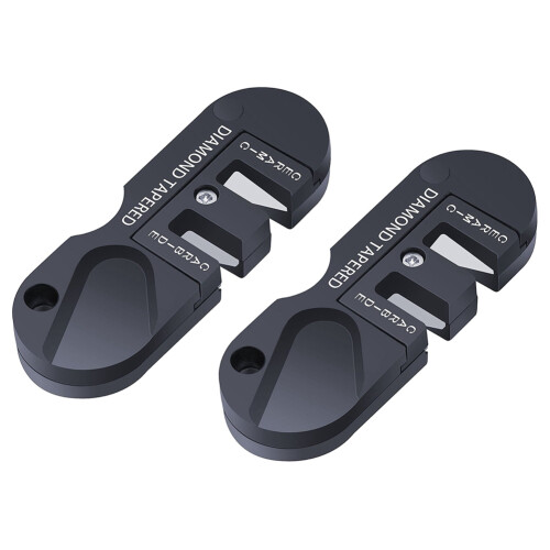 2X Portable  Knife Multifunction Sharpener, Steel Outdoor EDC  Tool Sharpener