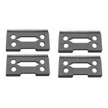 4 Stück Keramikklinge Keramik Ersatzschneider, 28 Zähne Keramik Clipper Klinge Ersatzschneider 2-Loch Clipper, Schwarz