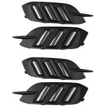 4x Car LED DRL Daytime Running Lights Rear Bumper Brake Light Tail Light Fog Lamp for 10Th Gen 2016-2019