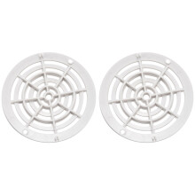 2X Swimming Pool Water Filter Anti-Corrosion Cover Round Drain Device Screw Abs Floor Drain Cover