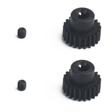 2X Steel 23T Motor Gear Pinion Gear 7541 for ZD Racing -10 DBX10 1/10 RC Car Upgrade Parts Spare Accessories