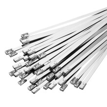 Kabelbinder aus Edelstahl, 20er-Pack Silver 200 mm