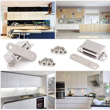 10Pcs Magnetic Door Catches Pull Strong Magnet Cabinet Latches Door Closer for Bathroom Kitchen Sliding Door Window