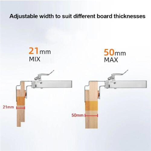2X Adjustable Drawer Fixing Clamp, Adjustable Drawer Fixing Clips, Cabinet Hardware Jig, Drawer Face Clamp 2