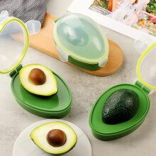 Avocado Keeper 3 Pieces Reusable Avocado Storage Container Individual Avocado Saver Avocado Pod Avocado Cover