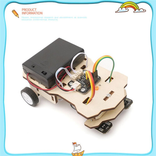 DIY Tracing Trolley Material Kits Fun Science Small Making Material Kit Teaching Experiment Model 1