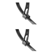 Lösbare Kabel Binder 12 Zoll Schwer Last Kabelbinder Dicke Schwarze Kabelbinder 100 Lb Zugfestigkeit Nylon Kabelbinder 200 Stücke