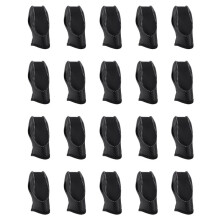 20X Car PU Carbon Branco Gear Shift Knob Cover para EcoSport Escape / Fusion / C-Max Energi Wagon / Fiesta / Focus