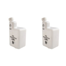 2X Fuel Oil Mixing Bottle for 2 Stroke Engines, 1L, 4 Ratios 32:1/50:1/40:1/25:1, Reusable