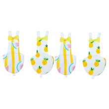 4Pcs Bird Diaper Reusable Washable Nappies Clothes Flight Suit Dress for Parakeet Cockatiel African Macaw