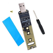 10X NVME USB Adapter M.2 NVME SSD to USB 3.1 Adapter 10Gbps USB3.1 Gen 2 for M2 NVMe 2230 2242 2260 2280 SSD