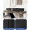 2X Turntables Dust Cover Audio Video Turntables Protective Case Record Player Dust Case 7