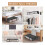 Storage Bins, Under Bed Storage Containers, Foldable Clothes Storage Box, Storage Organizer, with Handles Clothing 4 Pcs 6