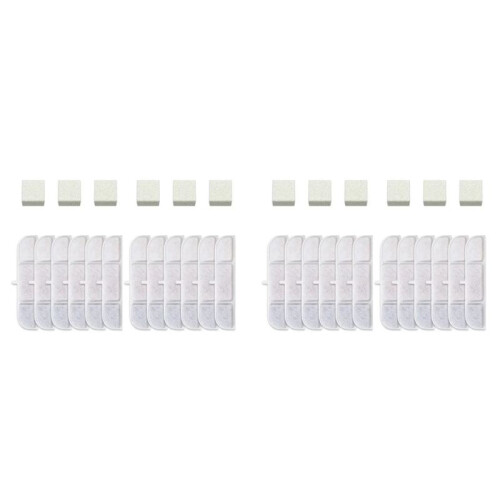 24PCS Pet Wireless Automatic Circulation  Drinking Fountain Filter Suitable for Cat Drinking Fountain