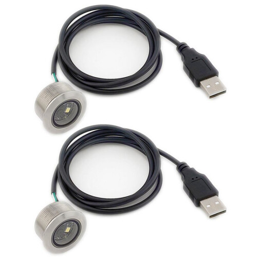 2X GM861 USB Interface 1D/2D Bar Code QR Code Barcode Scanner Module Stainless Steel Thread with Fill Light