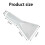 3X Sprayer Vacuum Extractor Nozzle  Nozzle Vacuum 32-35mm Carpet Sofa Machine Absorbent Transparent Scraper 7